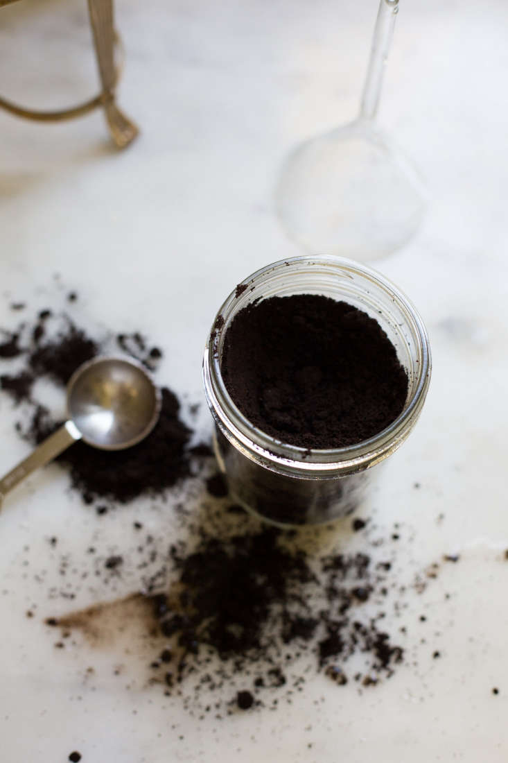 Save your coffee grounds. Photograph by Mimi Giboin, from Gardening 101: How to Use Coffee Grounds in the Garden.